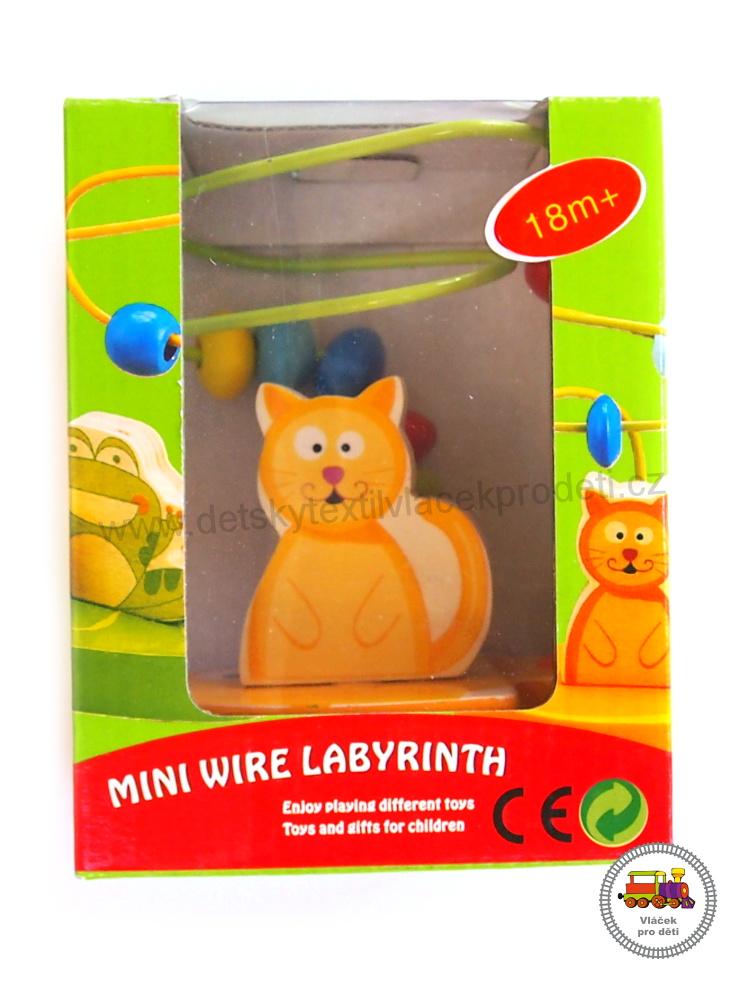 Labyrint Kočička dřevěná 040913