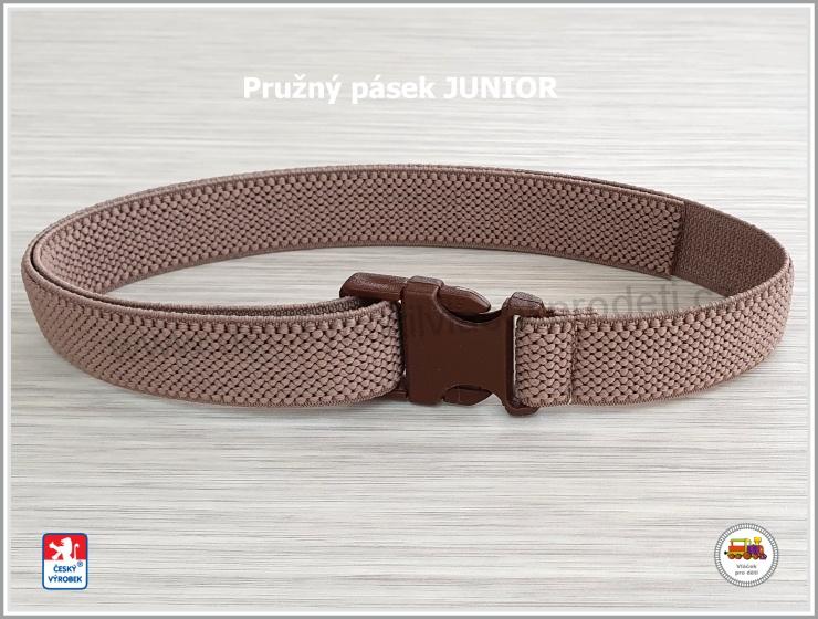 Dětský pásek pružný JUNIOR /10/ béžový
