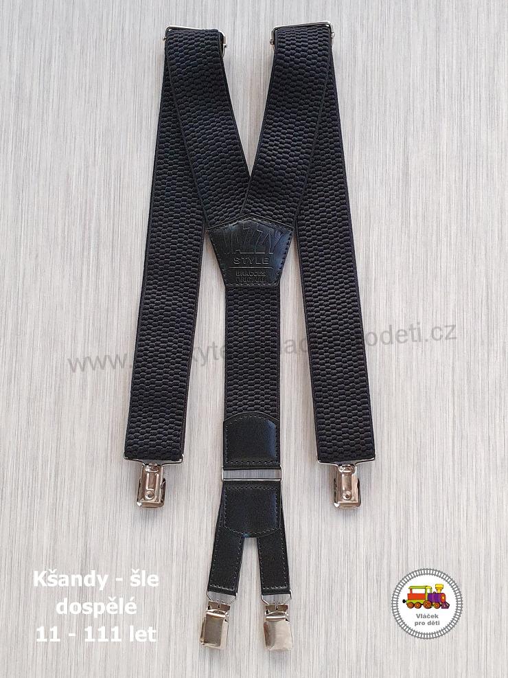 NOVINKA-Dospělé kšandy, šle pro velké kluky a holky - 4cm široká guma