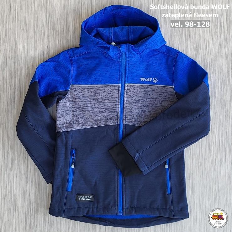 Softshellová bunda zateplená Wolf B2268 /V2/ vel.122-128