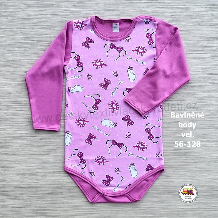 NOVINKA-Kojenecké body bavlněné vel.116, 122, 128