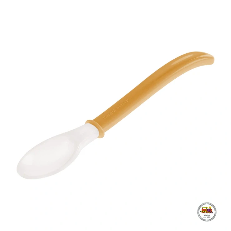 Lžička silikonová dlouhá 1ks žlutá 21/488