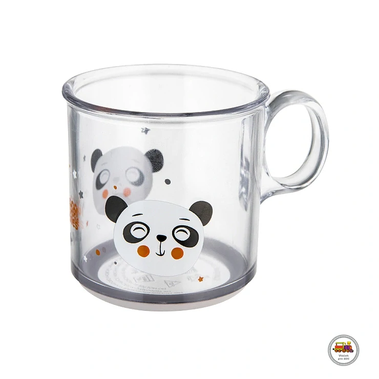 Hrneček protiskluzový EXOTIC ANIMALS 170ml transparetní 2/100