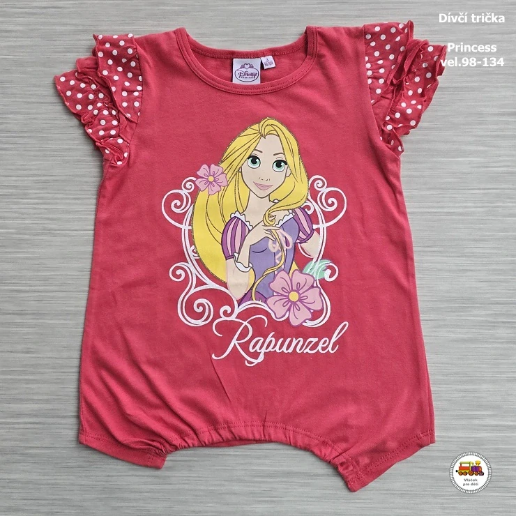 Tričko-tunika dívčí Princess GTJM42121 Locika na jahodové vel. 98-104