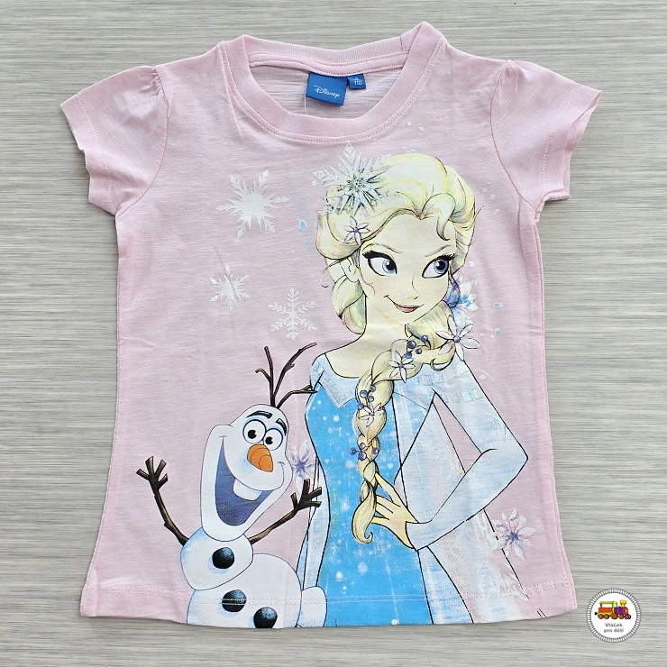 Tričko dívčí Disney GTJM62060 Frozen na světle růžové vel.110