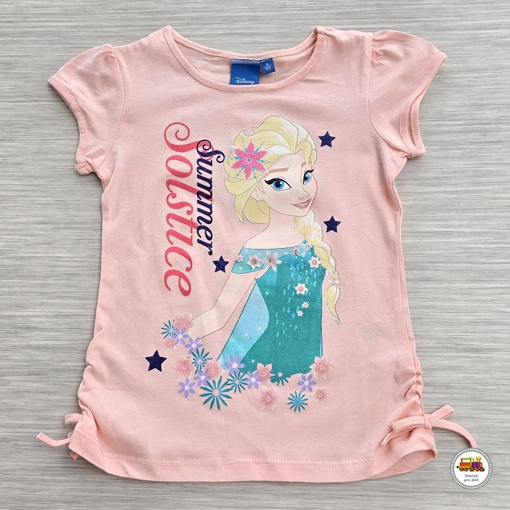 Tričko dívčí Disney GTJM72046 Frozen na oranžové vel.122