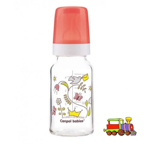 Láhev skleněná s potiskem new 120ml 42/202