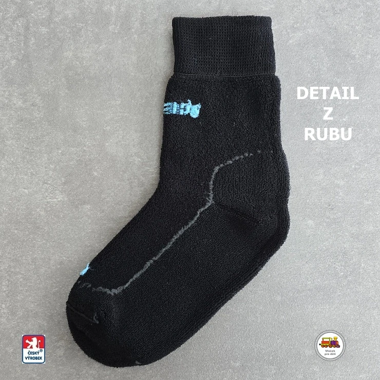 Thermo ponožky české Petr /111/ černé vel.39-41