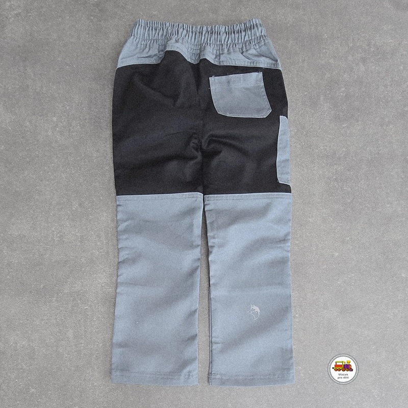 Kalhoty sportovní plátěné Wolf T2659 šedé vel.110