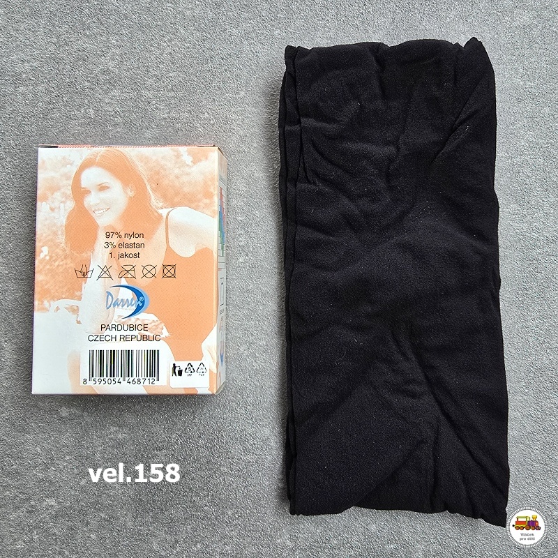 Silonky Nikola černé nezesílený sed vel.158