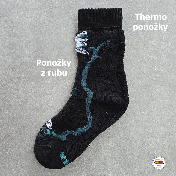 Ponožky zimní thermo české Rotex vel.37-38
