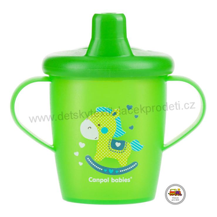 Nevylévací hrníček Anywayup s potiskem Toys z kolekce Haberman zelený new 31/200