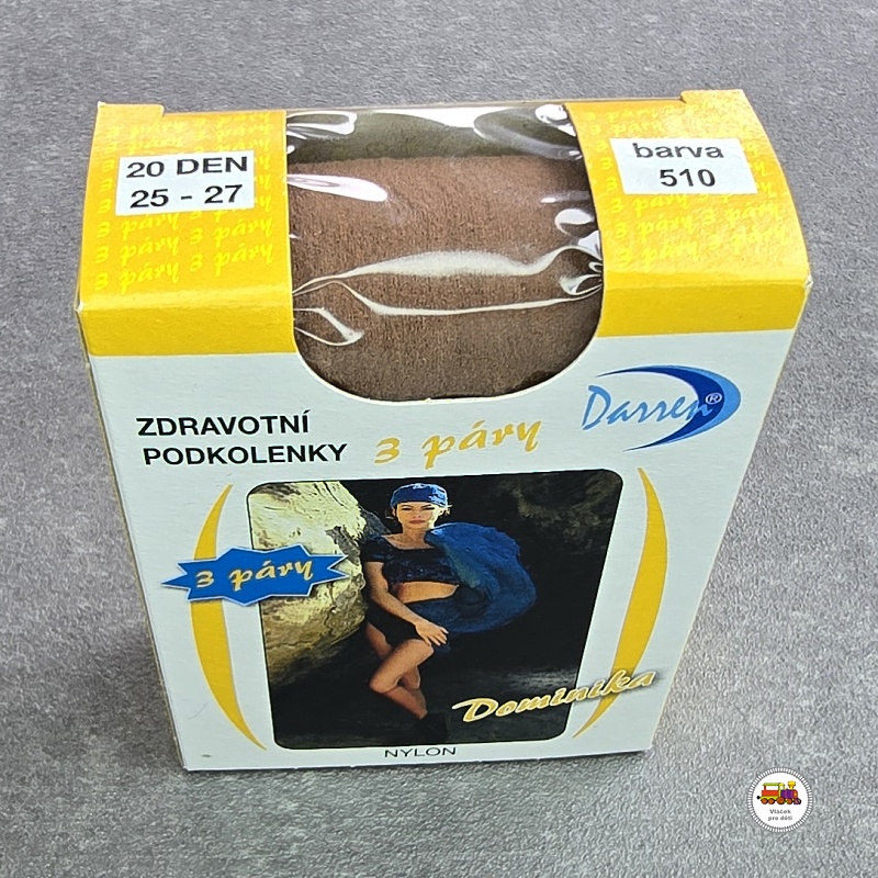 Silonové podkolenky 3 páry