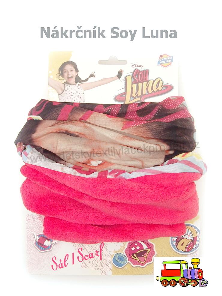 SLEVA-Nákrčník, šála, šátek růžový Soy Luna 850-335 růžový