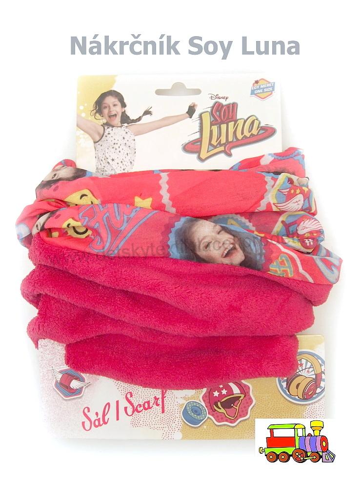 SLEVA-Nákrčník, šála, šátek růžový Soy Luna 850-335 tm. růžový