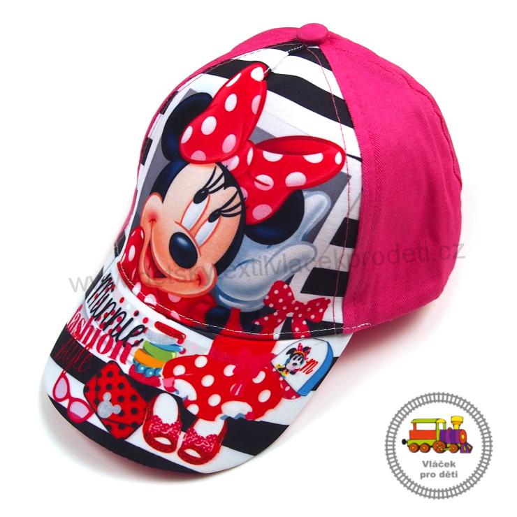 Kšiltovka dívčí Minnie Mouse EP4027 růžová /č.83/ vel.54