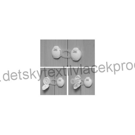 Multifunkční uzávěr krátký bílý 2 ks 74/010
