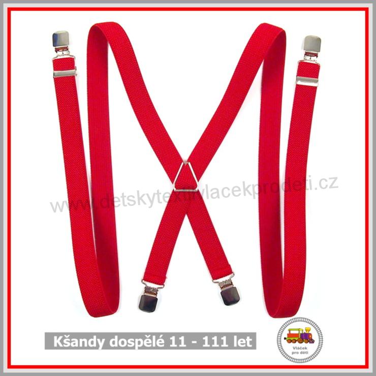 Dospělé kšandy, šle pro velké kluky a holky