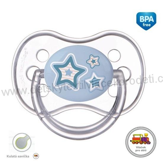 Šidítko 6-18m silikonové třešinka Newborn Baby 22/563 béžové