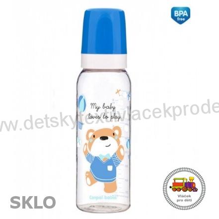 Láhev s potiskem SWEET FUN 240 ml 11/840 růžová