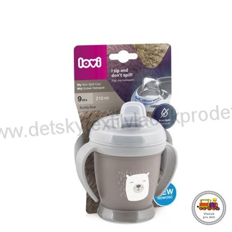 Hrníček nevylévací LOVI BUDDY BEAR 210ml 9m+ 35/349