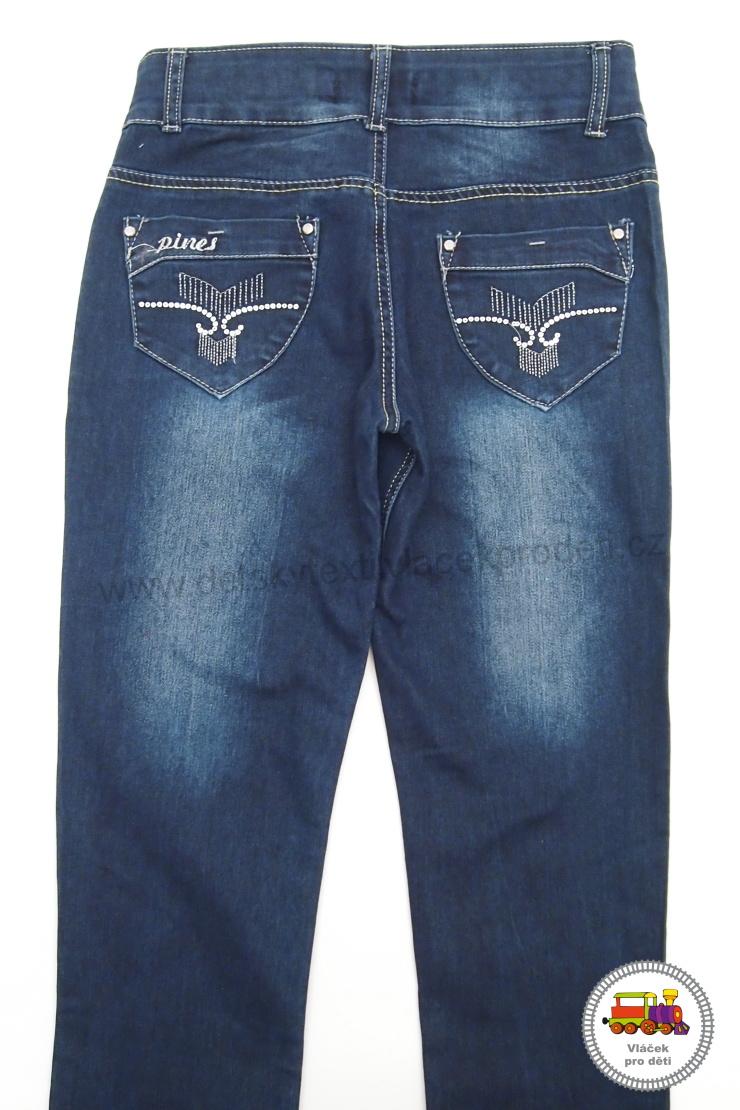 Riflové kalhoty dívčí Nice WEAR GC1282 vel.158