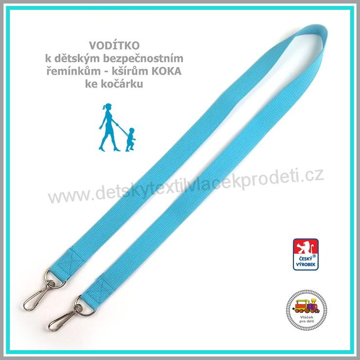 Vodítko-vodící popruh na kšíry, šle, kšandy, bezpečnostní popruhy do kočárku Koka NEW