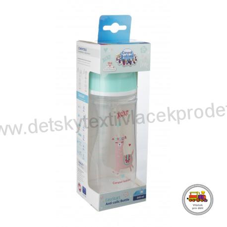 Láhev se širokým hrdlem EXOTIC ANIMALS 300ml mintová 35/222