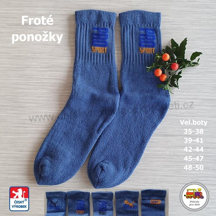 NOVINKA-Froté ponožky Petr vel.boty 35-38, 39-41, 42-44, 45-47
