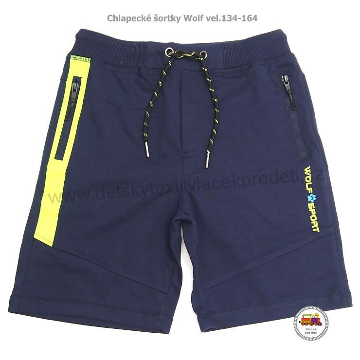 NOVINKA-Chlapecké šortky/kraťasy Wolf T2132 Wolf Sport vel.134, 140, 146, 152, 164