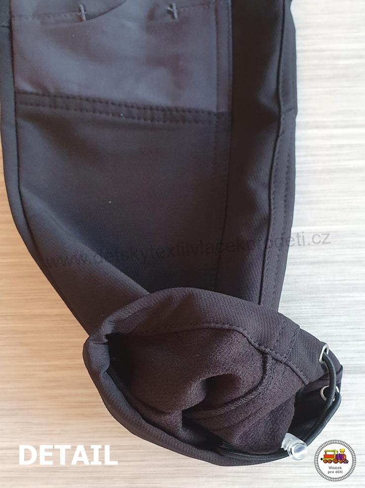 Kalhoty jarní outdoorové Wolf B2485 černé vel.146