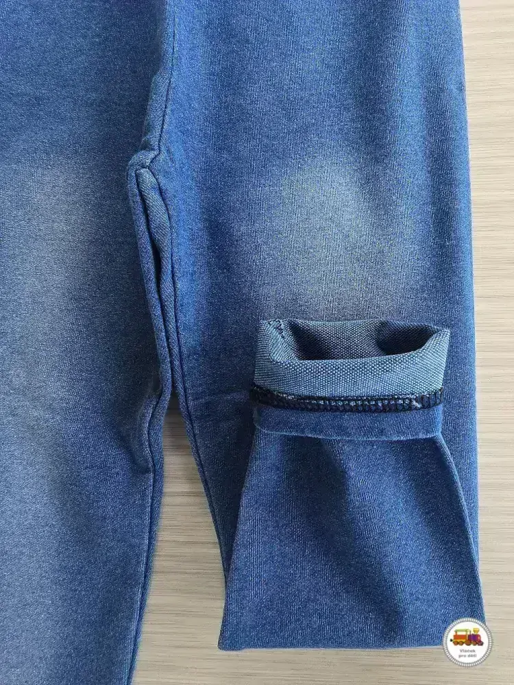 Legíny s elastanem Kugo M-2036 riflové světlejší vel. 98