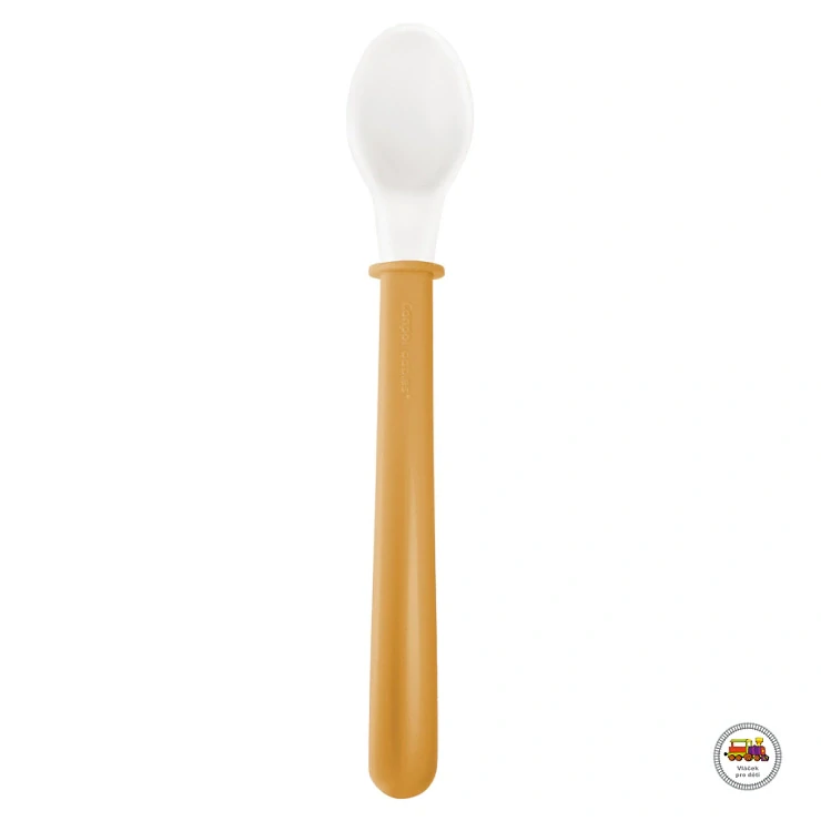 Lžička silikonová dlouhá 1ks žlutá 21/488