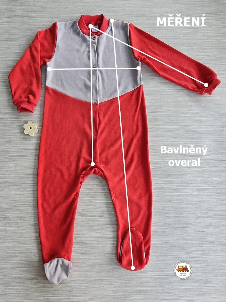 Kojenecký/dětský overal bavlněný /701/ tmavě modrošedý vel.104