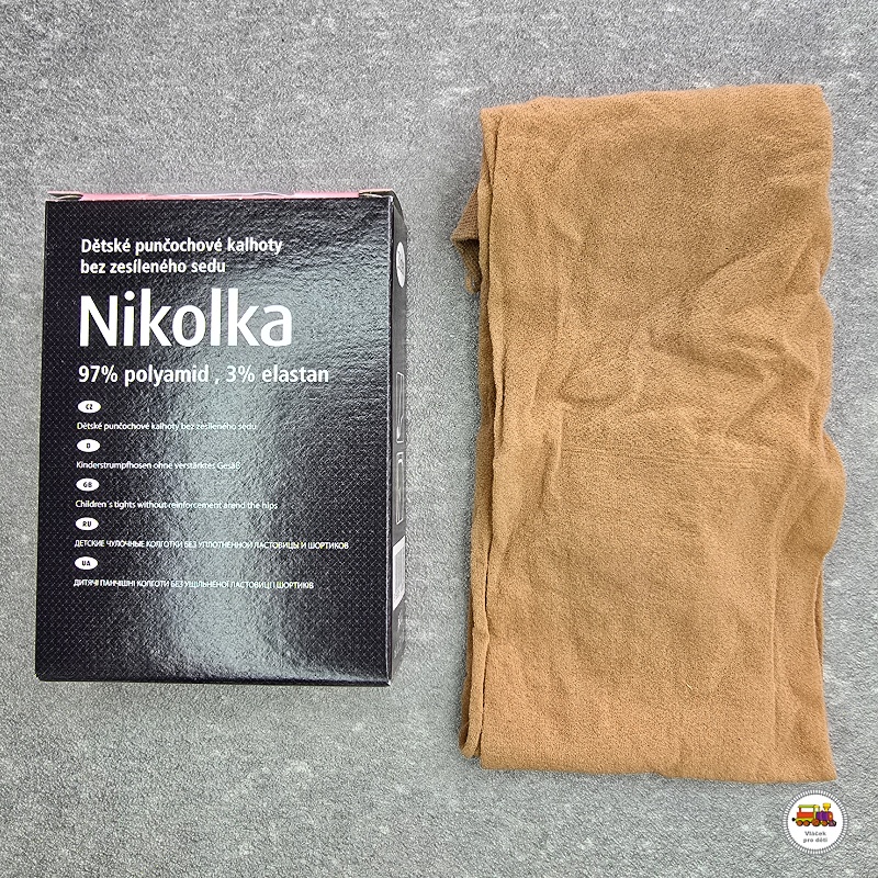 NOVINKA-Silonky tělové Nikolka nezesílený sed vel.116, 122, 128, 134, 140, 146, 152, 158, 164