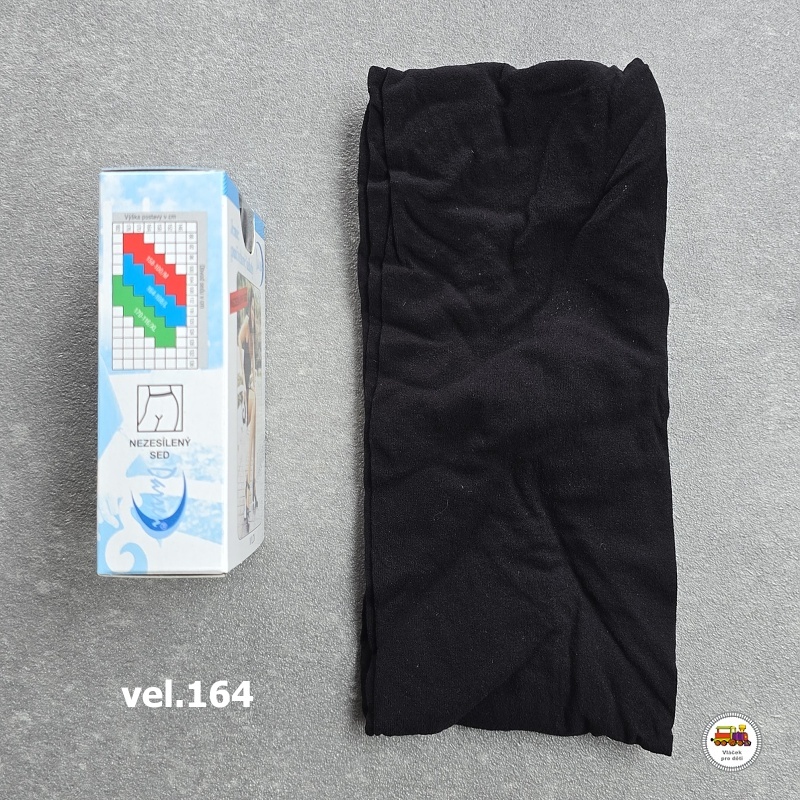 Silonky Nikola černé nezesílený sed vel.164