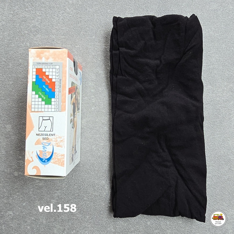 Silonky Nikola černé nezesílený sed vel.158