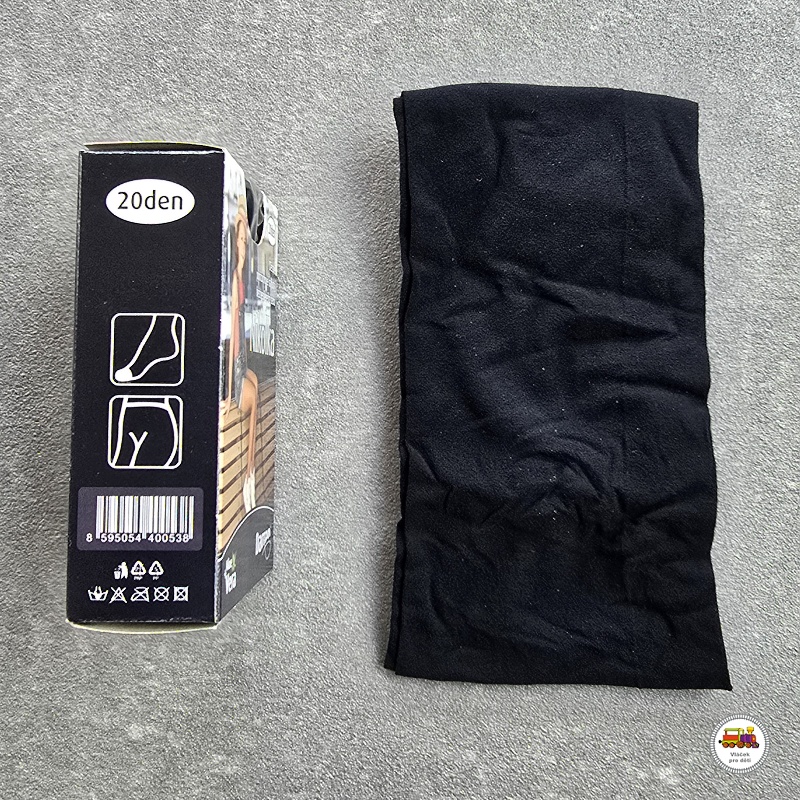 Dívčí silonky Nikolka černé nezesílený sed vel.152