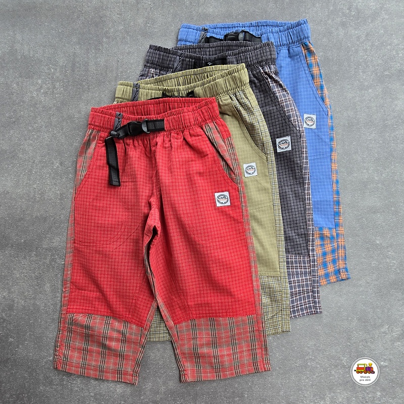 Šortky chlapecké 3/4 plátěné Neverest modré vel.110