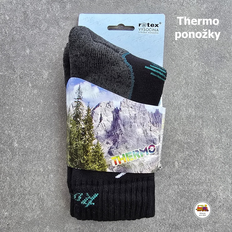 Ponožky zimní thermo české Rotex vel.37-38