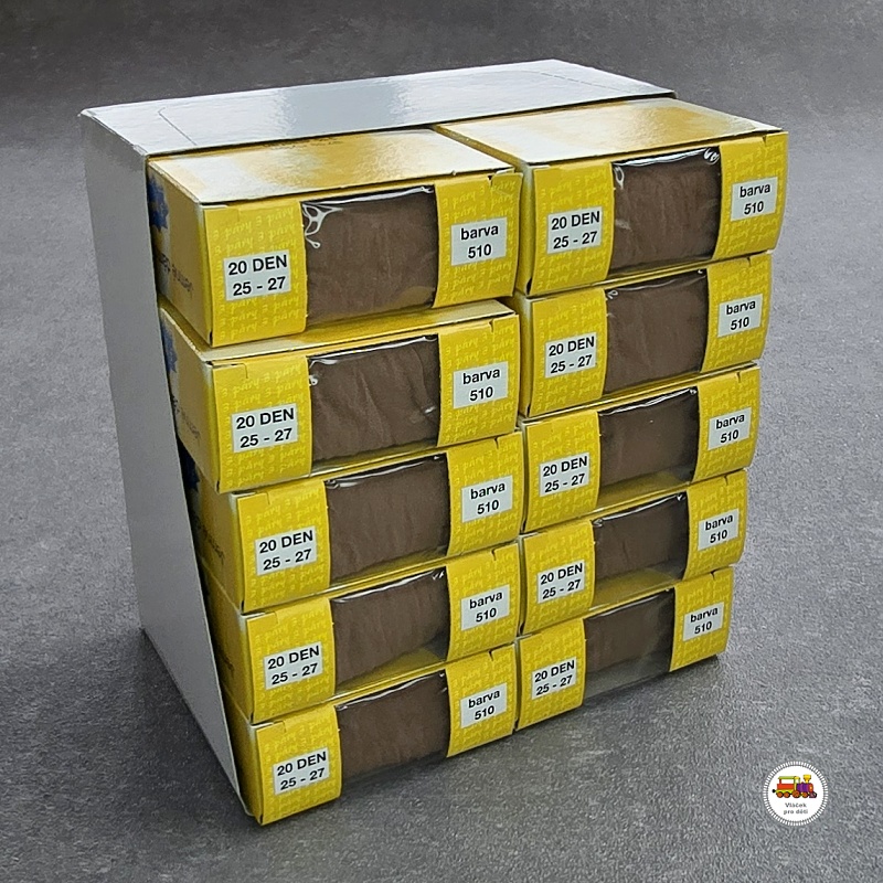 Silonové podkolenky 3 páry