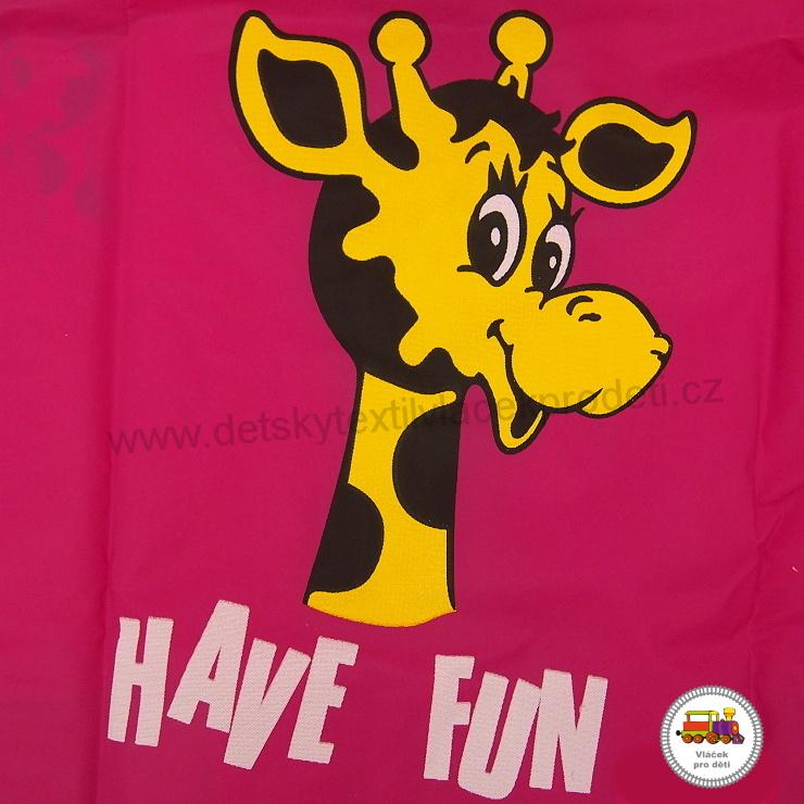 Dětská pláštěnka Viola červená vel.100