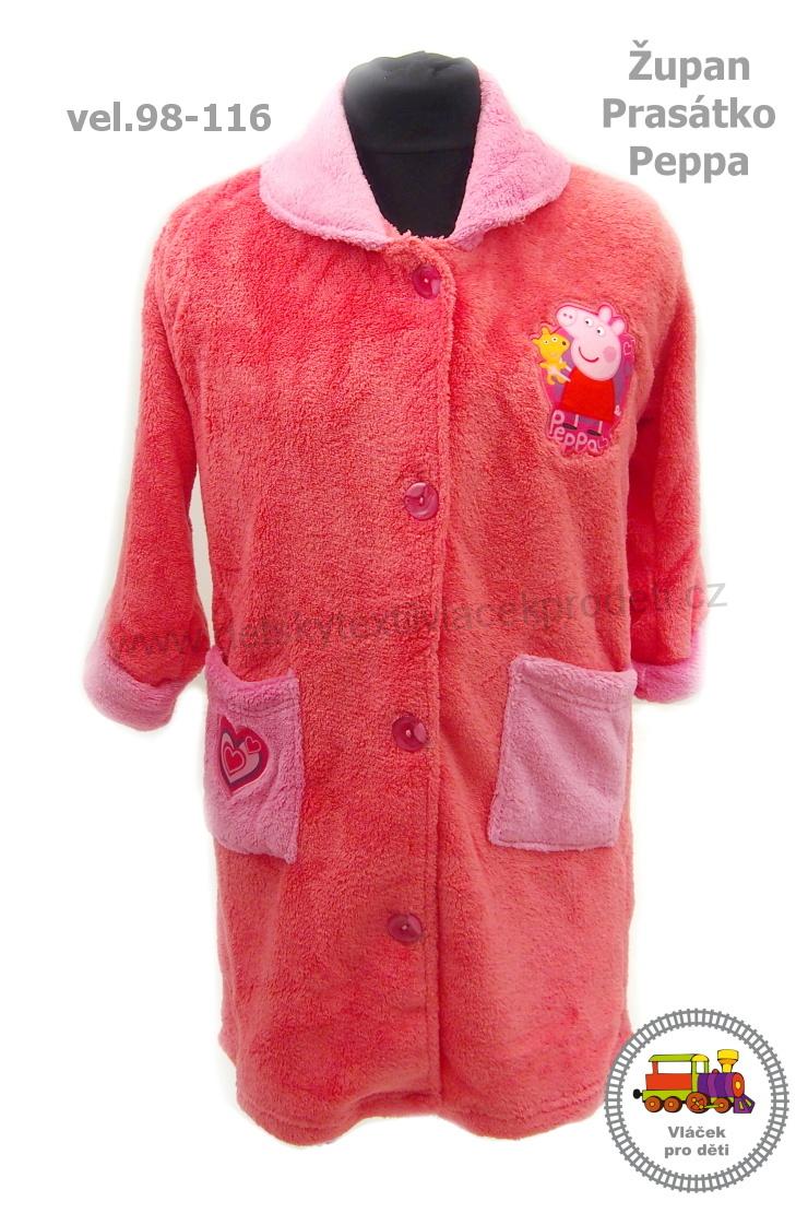 Dívčí župan Prasátko Peppa Pig 840-026 vel.98, 104, 110