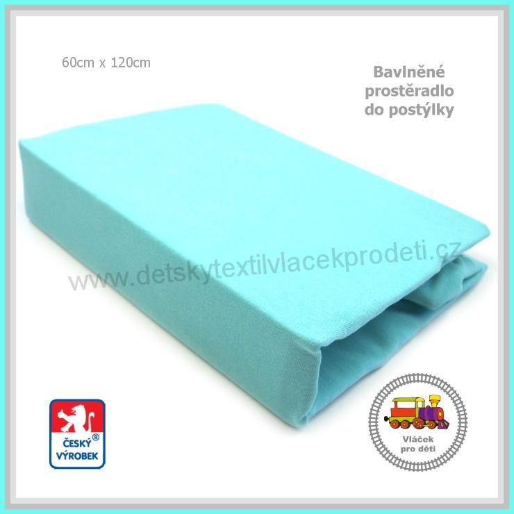 Bavlněné mako prostěradlo do postýlky Dekoratex 60cm x 120cm
