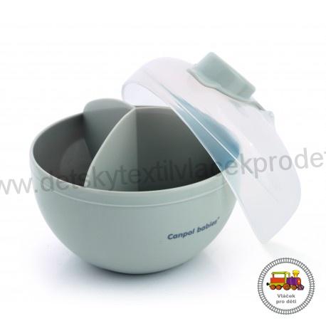 Zásobník na sušené mléko šedý Canpol Babies 56/014