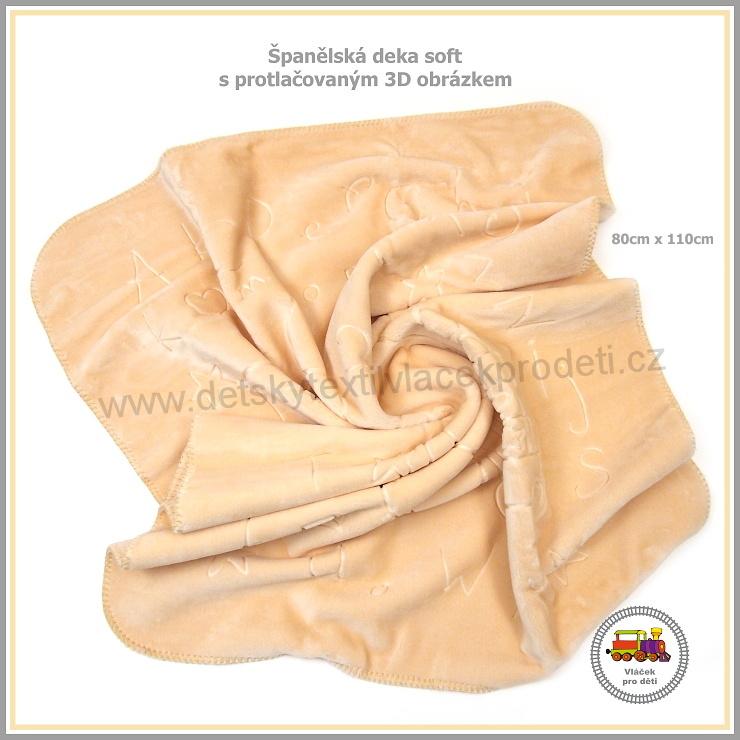Španělská deka dětská Baby Sweet - soft