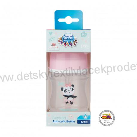 Láhev se širokým hrdlem EXOTIC ANIMALS 120 ml 35/220 růžová