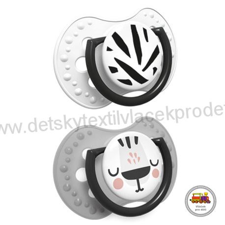 Dudlík silikonový dynamický SALT&PEPPER 22/879 6-18m 2ks 