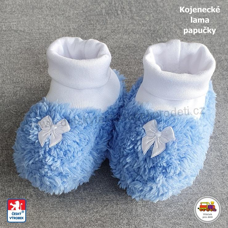 NOVINKA-kojenecké papučky Lama 