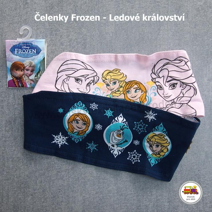 Dívčí čelenky Frozen-Ledové království-Elsa EP4352 růžová a modrá /blistr 2ks/